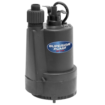 Superior 1/3 HP Plastic Utility Pump 91330